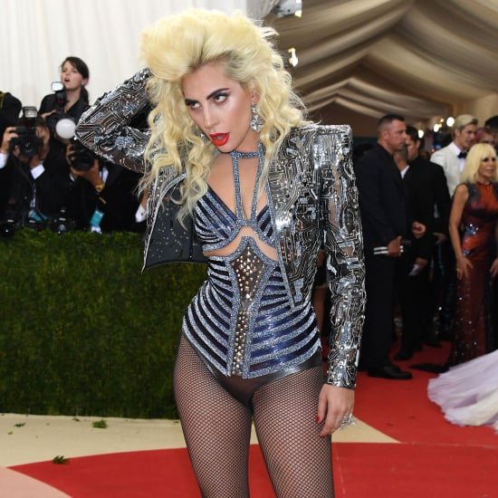 Lady Gaga Wearing Versace at Met Gala 2016