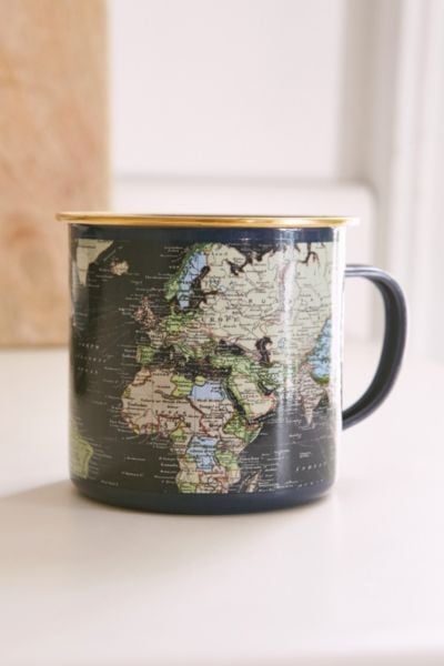 Enamel Map Mug