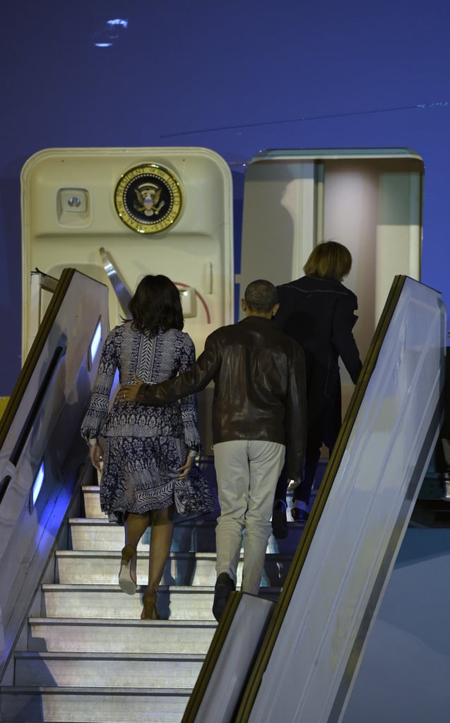 Michelle Obama's Tory Burch Dress in Argentina