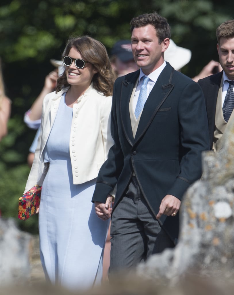 Princess Eugenie's Blue Wedding Guest Dress 2018