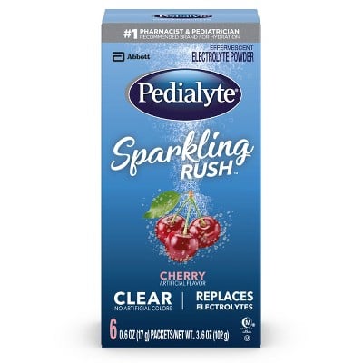 Pedialyte Sparkling Rush Cherry