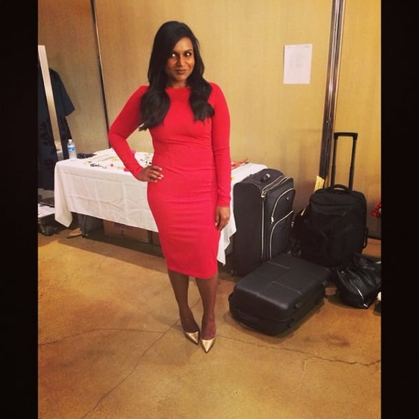 Mindy Kaling's Potential Book-Cover Outfit | Mindy Kaling Posts Book