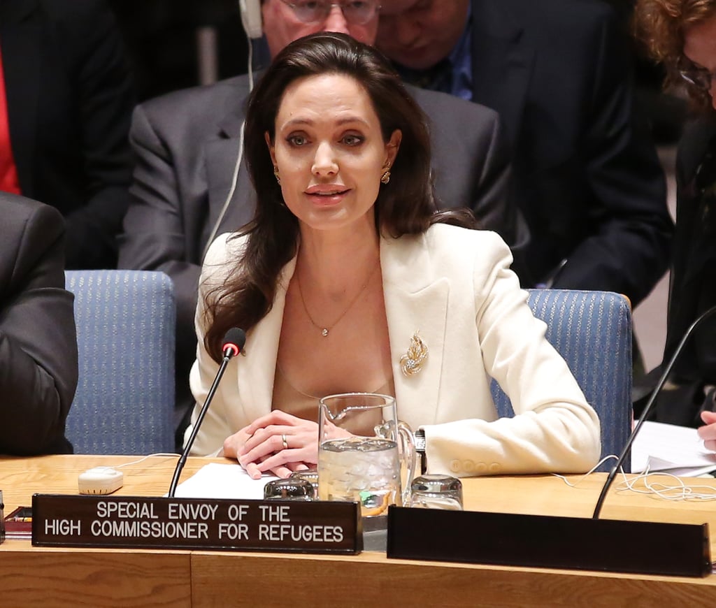 Angelina Jolie at the United Nations April 2015