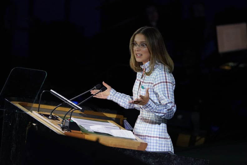 Millie Bobby Brown Speaking on Behalf on UNICEF at the United Nations Headquarters