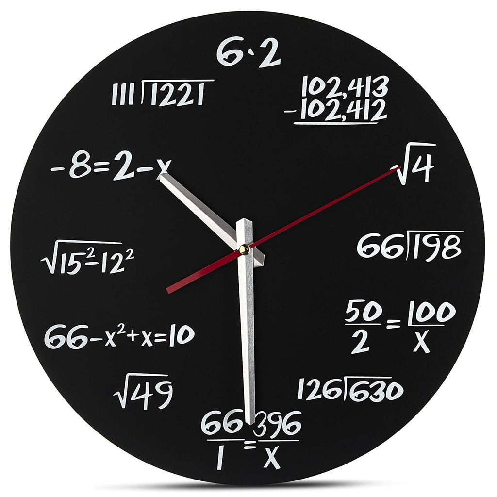 Decodyne Maths Wall Clock