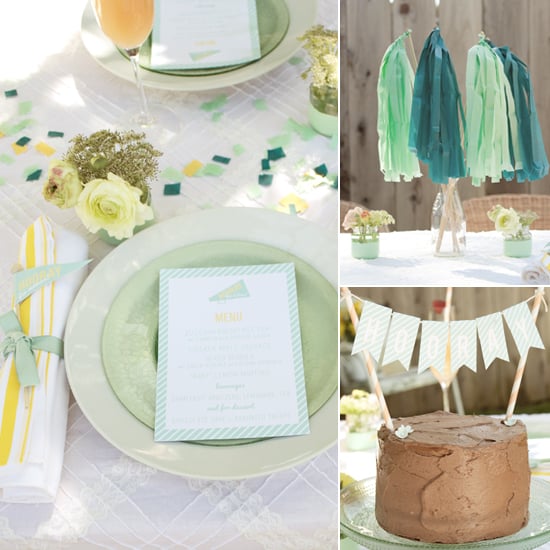 A Minty Fresh "Hooray For Baby" Shower