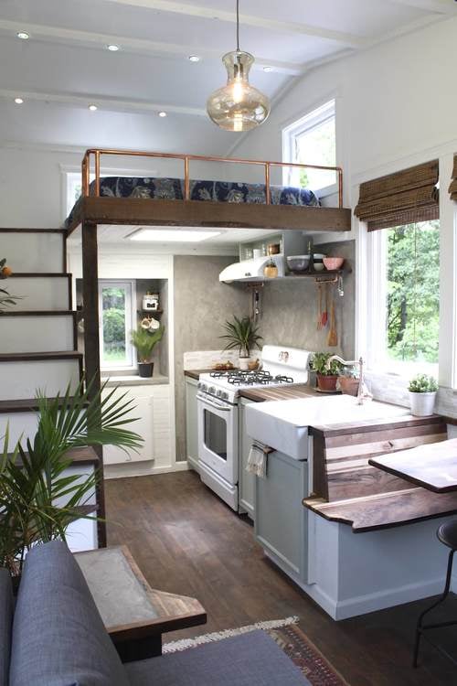 Home Garden This Tiny Farmhouse On Wheels Makes 250 Square Feet Look Lavish Popsugar Home Photo 2 Home Garden This Tiny Farmhouse On Wheels Makes 250 Square Feet Look Lavish Popsugar Home Photo 2