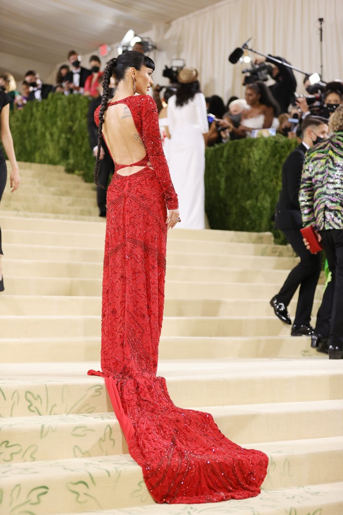 Megan Fox's Red Dundas Dress at the 2021 Met Gala