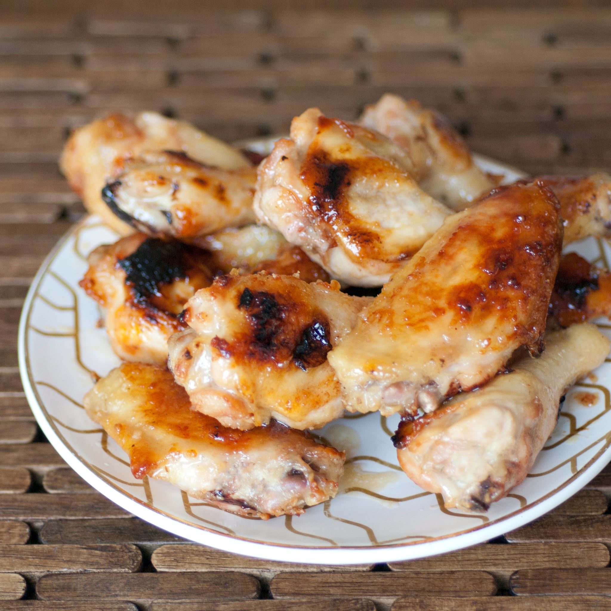 BourbonGlazed Chicken Wings POPSUGAR Food