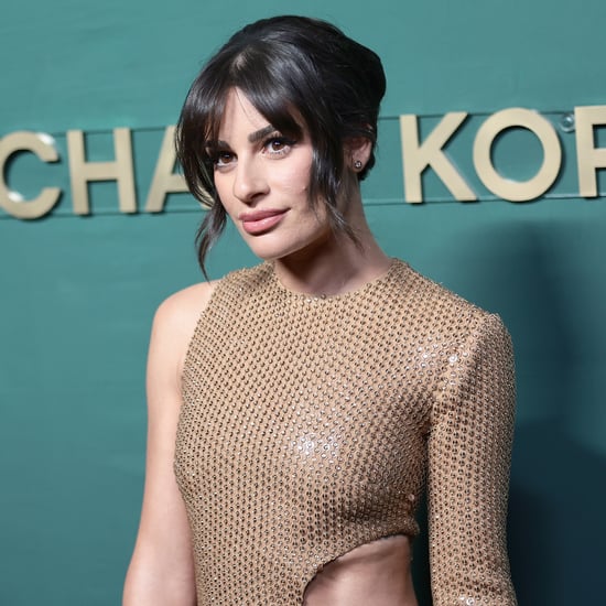Lea Michele Debuts Curtain Bangs at Golden Heart Awards