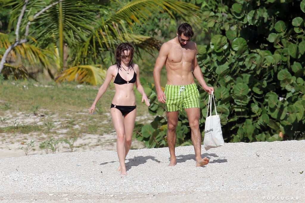 Emma Watson in a Bikini With Boyfriend Matthew Janney