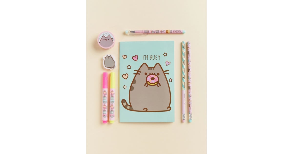 Pusheen Stationery Set Desk Accessories For Cat Lovers POPSUGAR