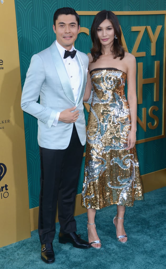 Pictured: Henry Golding and Gemma Chan