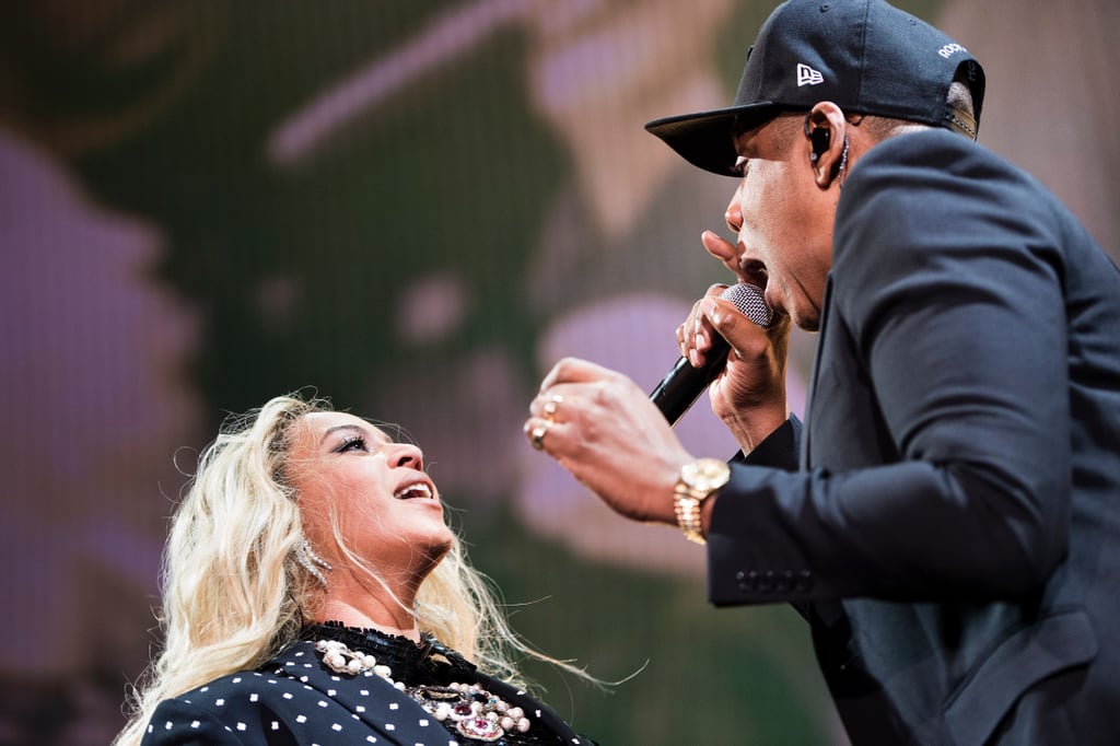 Beyonce Knowles and Jay Z at Hillary Clinton Concert 2016