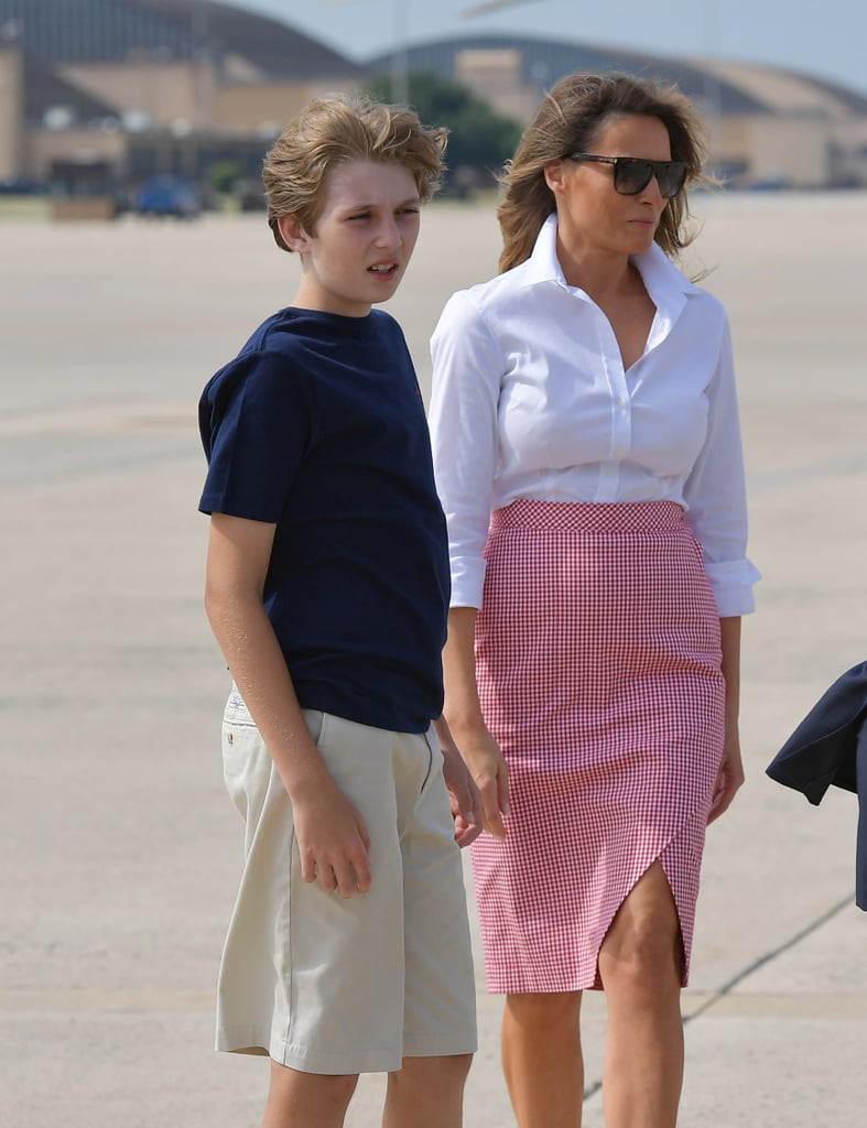 Melania Trump Gingham Altuzarra Skirt