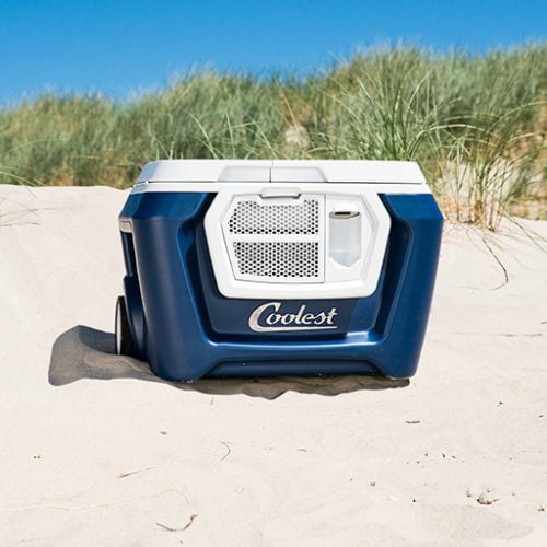 High-Tech Beach Cooler