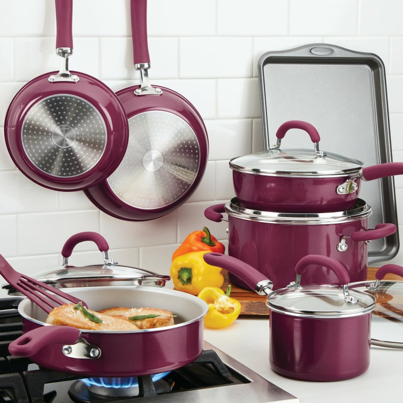 Rachael Ray Create Delicious 13 Piece Aluminum Non Stick Cookware Set