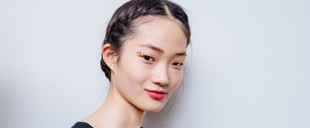 Gilded Eye Shadow Trend 2018