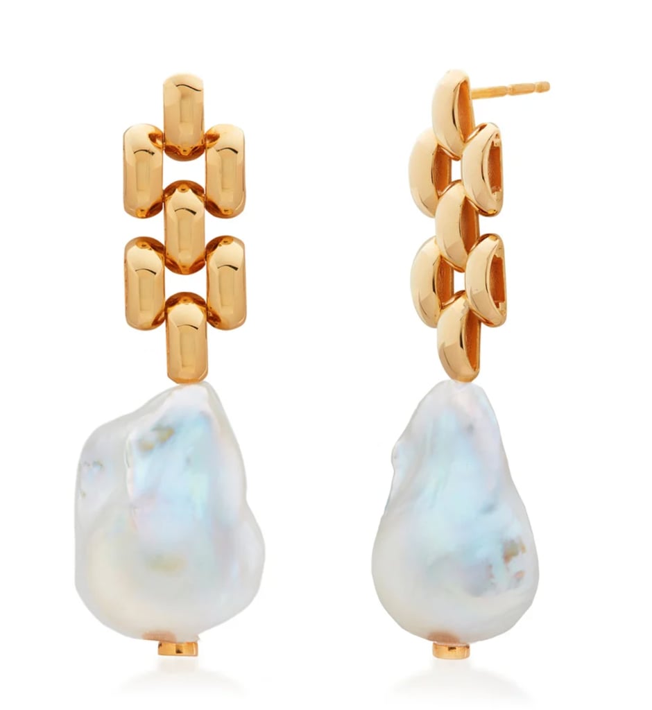 Monica Vinader Doina Baroque Pearl Earrings