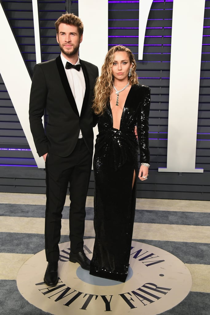 Miley Cyrus and Liam Hemsworth at 2019 Oscars Afterparty