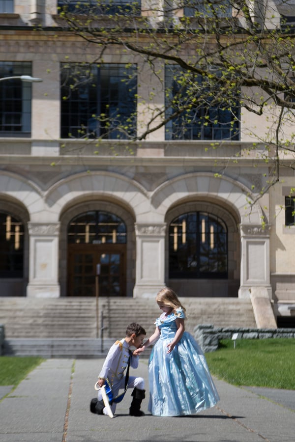Best Friends' Disney Princess and Prince Charming Photos