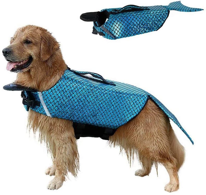 Buy the Blue Mermaid Dog Life Jacket Here