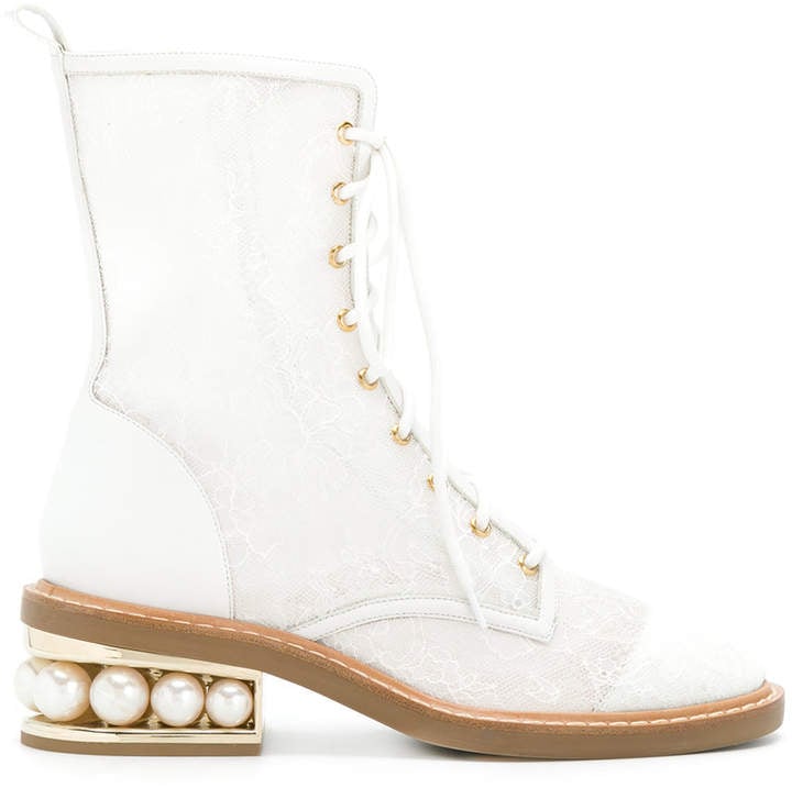 Nicholas Kirkwood Casati Pearl Combat Boots