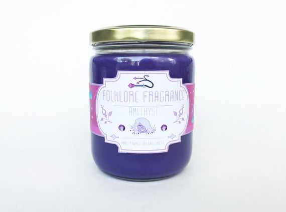 Steven Universe Amethyst candle