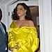 Rihanna Yellow Minidress