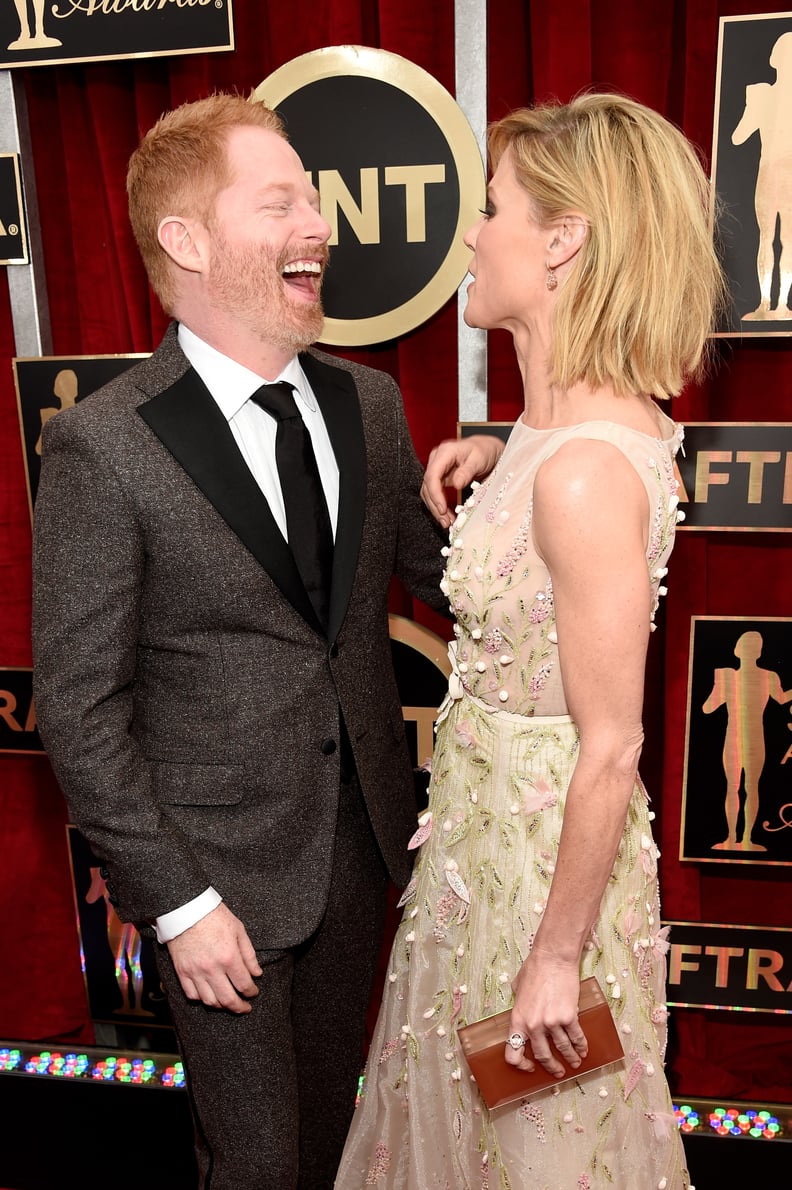 Jesse Tyler Ferguson (Mitchell Pritchett) and Julie Bowen (Claire Dunphy)