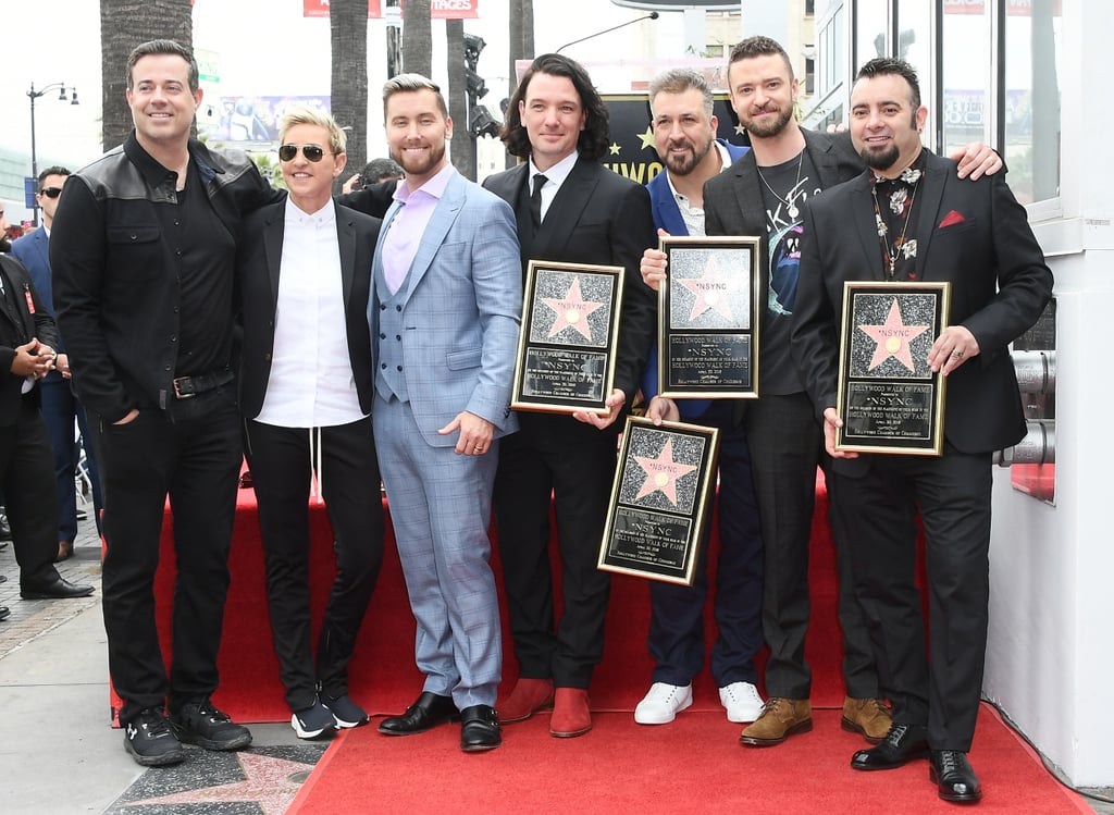 NSYNC Reunion at Hollywood Walk of Fame Ceremony April 2018