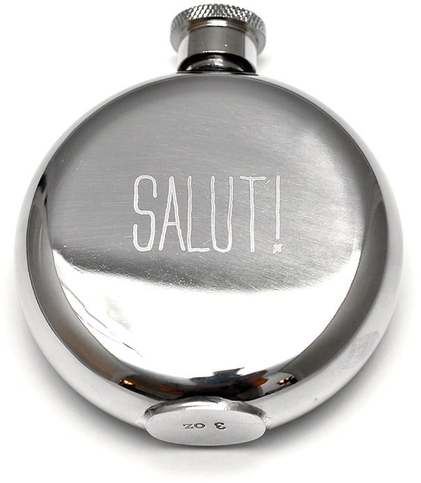 Men's Society Salut! Hip Flask