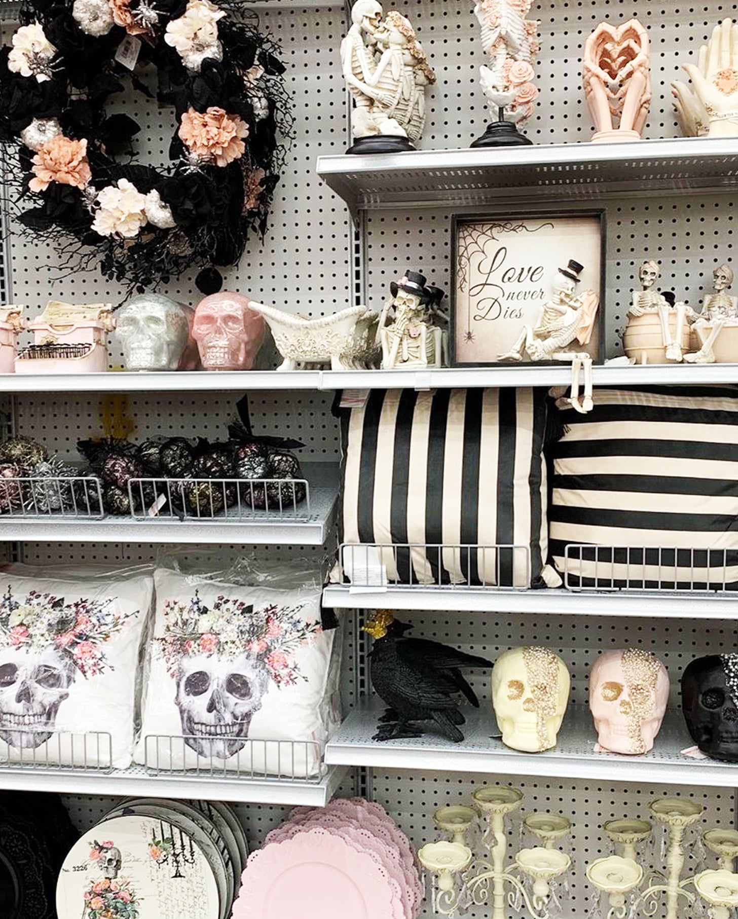 See Michaels Pastel Goth Halloween Decorations | POPSUGAR Home