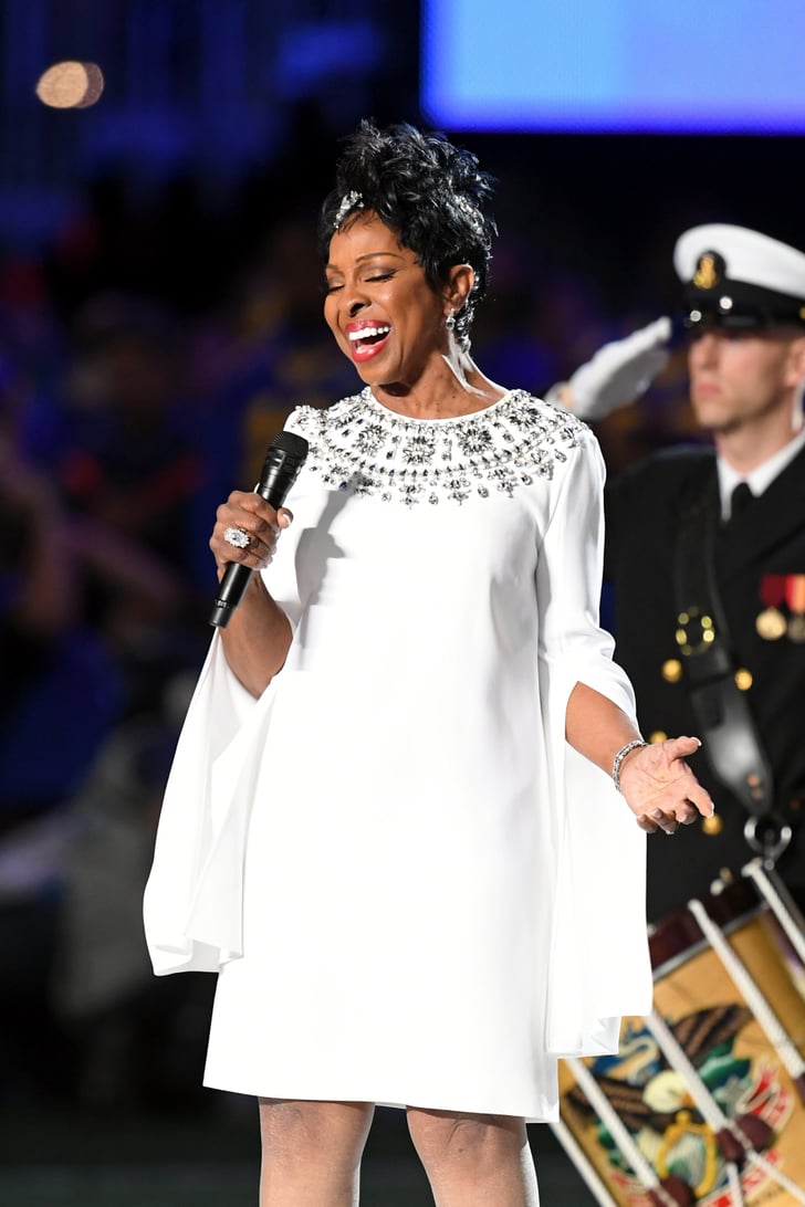 gladys knight national anthem video