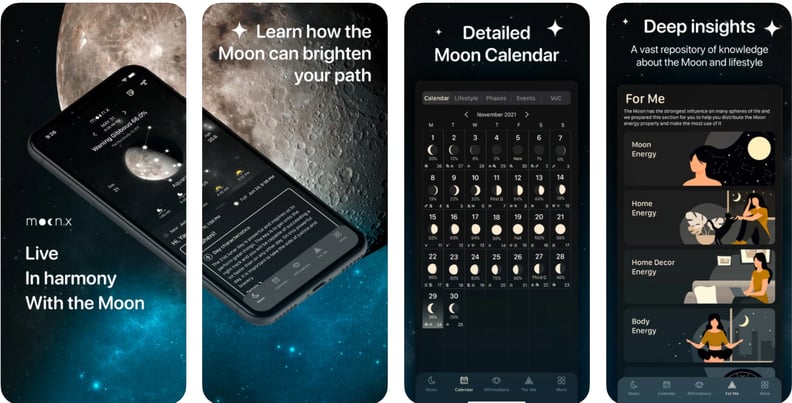 Moon Phase Calendar — MoonX