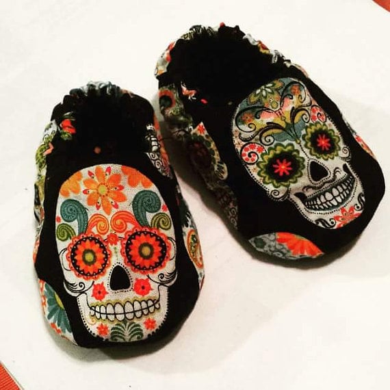 Sugar Skull Booties