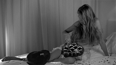 But a few V-Days down the road, you're scarfing those grand gestures down right in front of him.