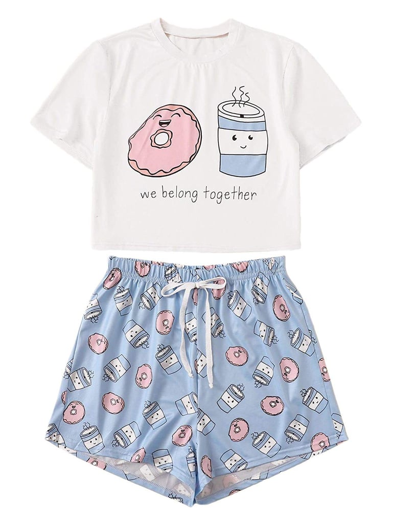 DIDK Coffee and Doughnut Pajama Set