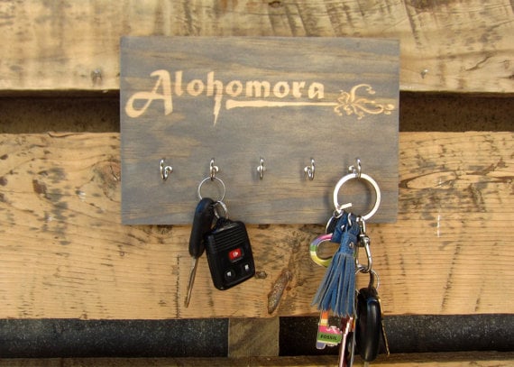 "Alohomora" Key Ring Holder