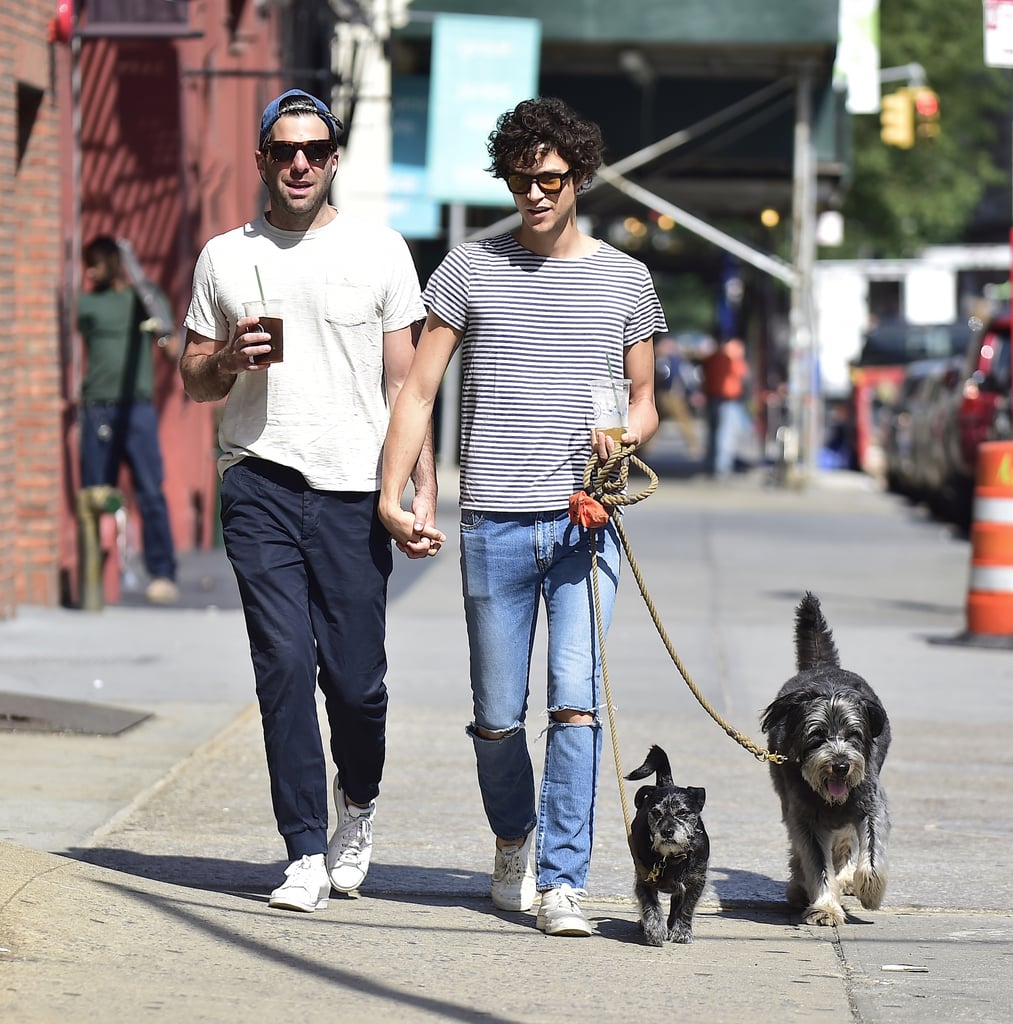 Zachary Quinto and His Boyfriend in NYC June 2016 | POPSUGAR Celebrity