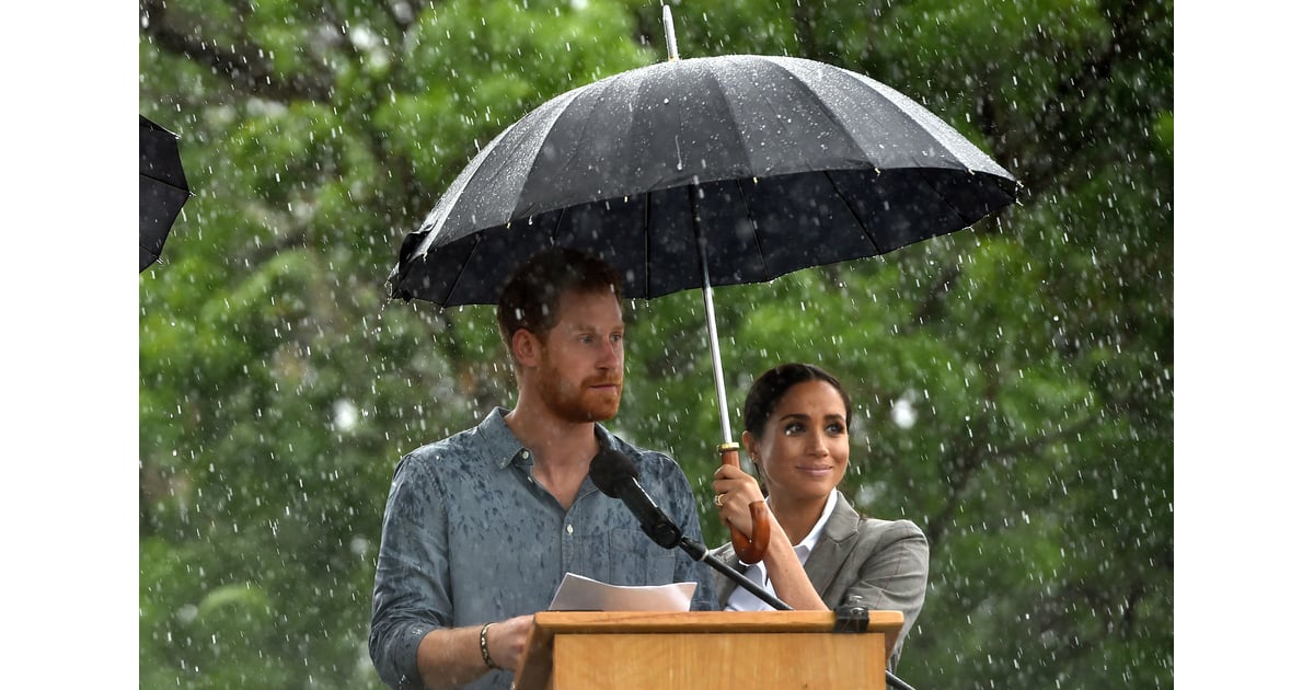 Meghan Markle Holding Prince Harry's Umbrella October 2018 ...