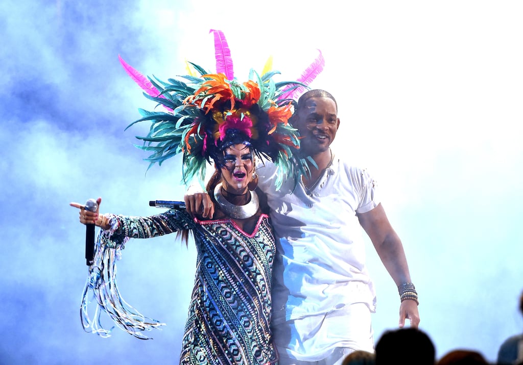 Will and Jada Pinkett Smith at the 2015 Latin Grammys