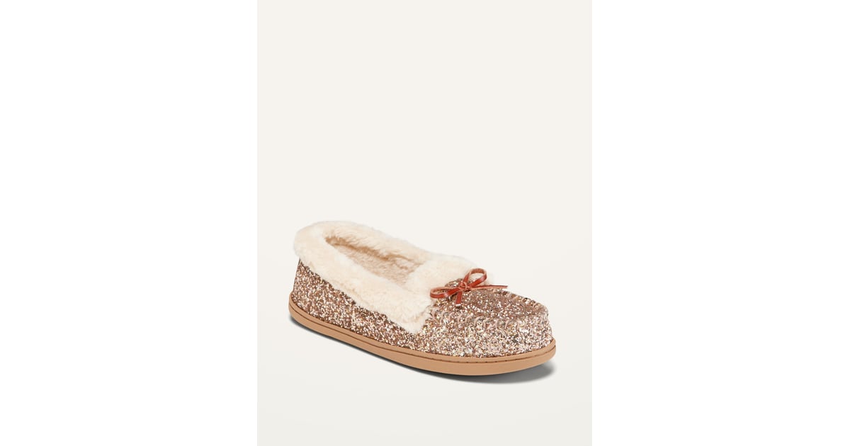 old navy sparkle moccasins