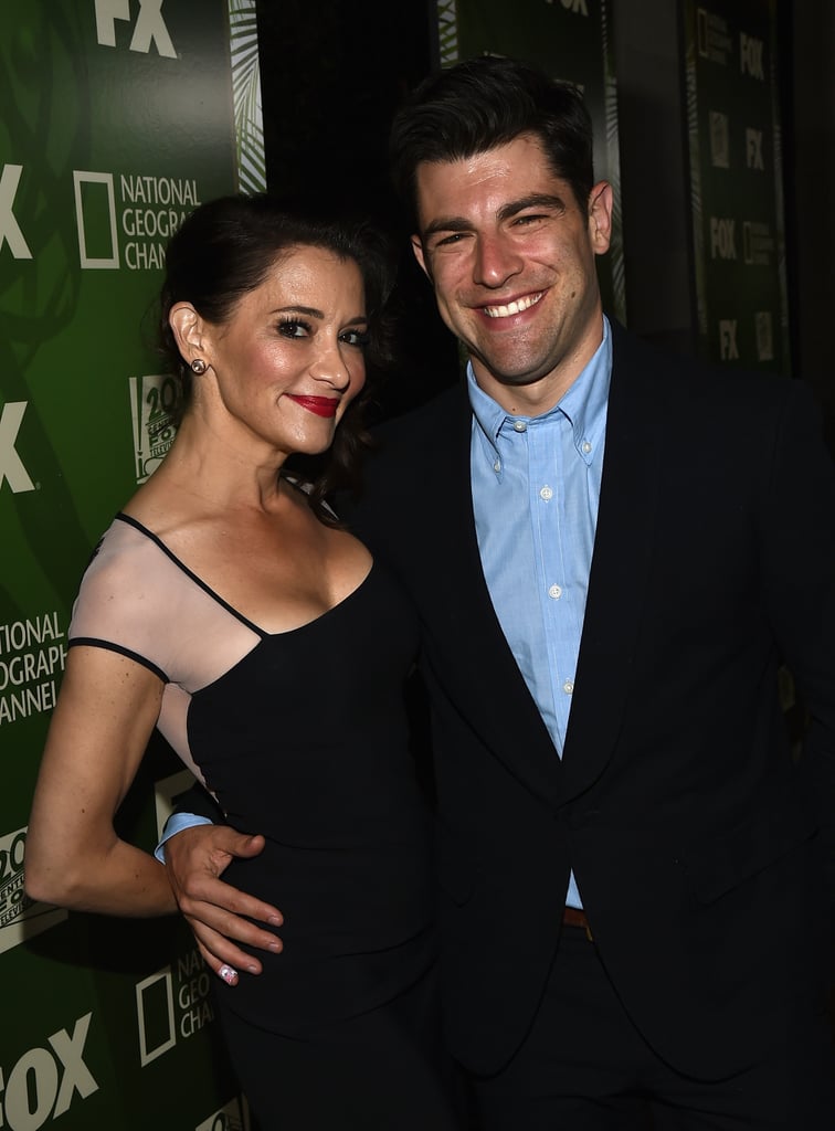 Max Greenfield and his wife, Tess Sanchez, popped up at ...