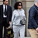 Rihanna Carrying Gucci Graffiti Handbag