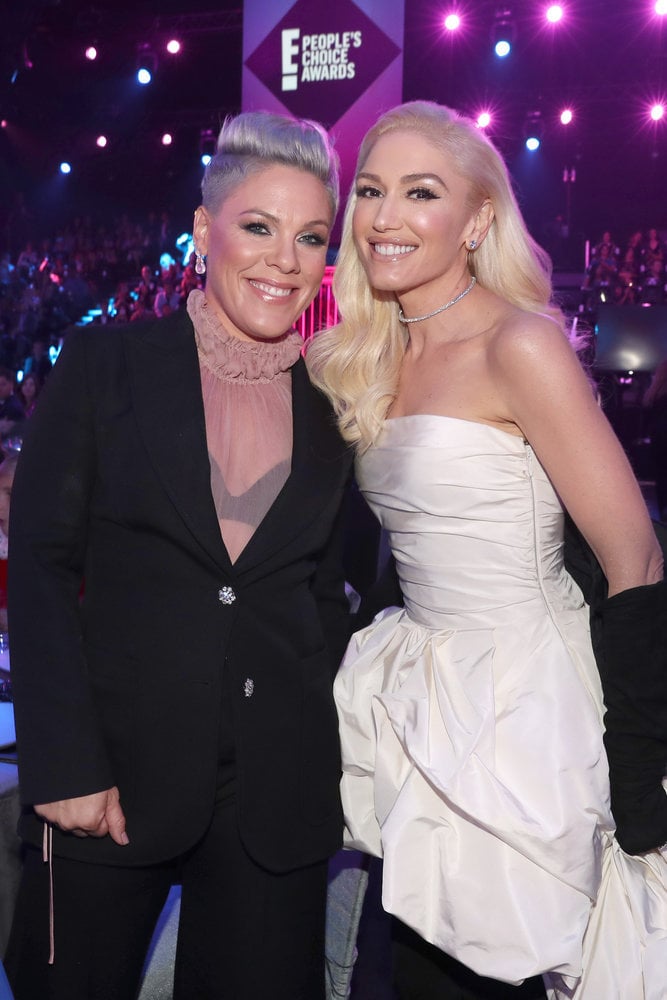 Pink and Gwen Stefani at the 2019 People's Choice Awards