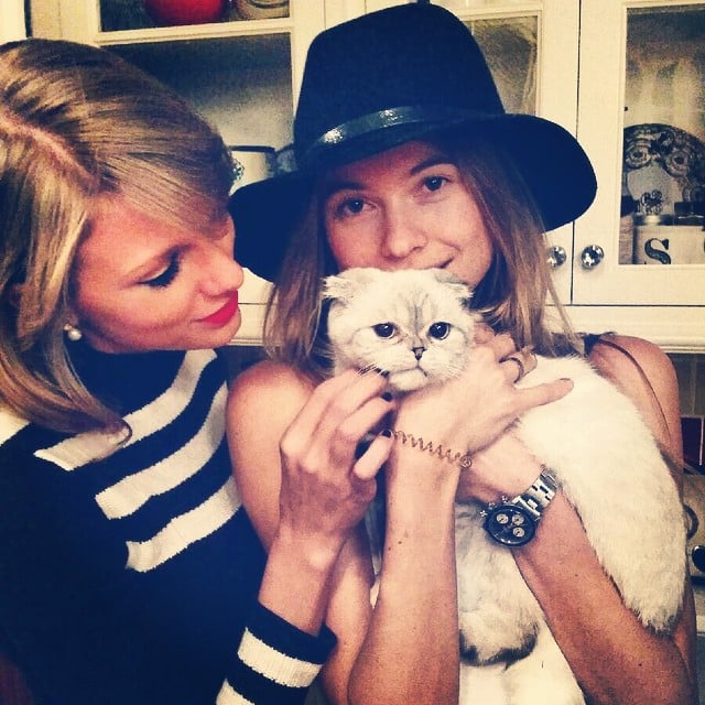 Behati Prinsloo loved Taylor Swift's cats as much as we do.
Source: Instagram user behatiprinsloo