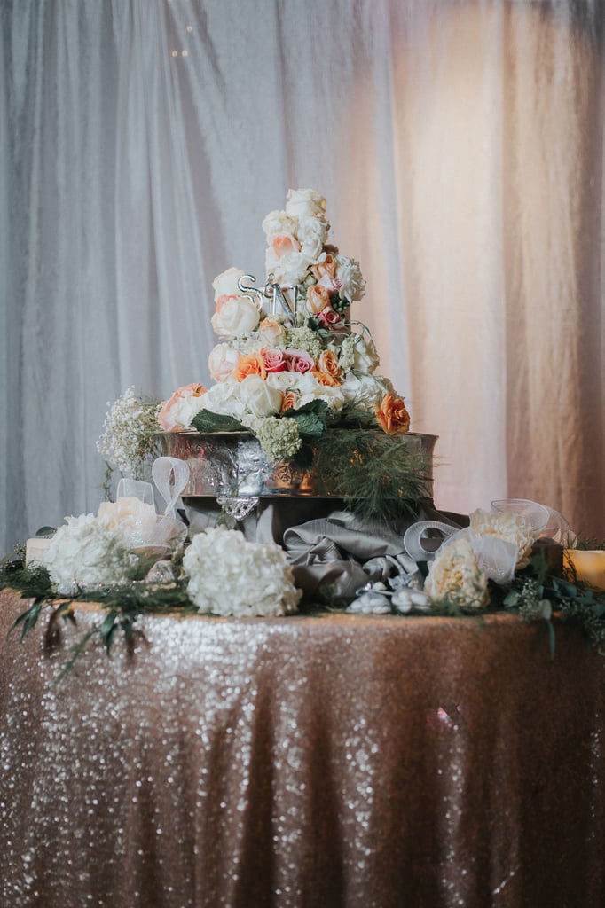 Elegant Wedding Reception With Blush and Gray Colors