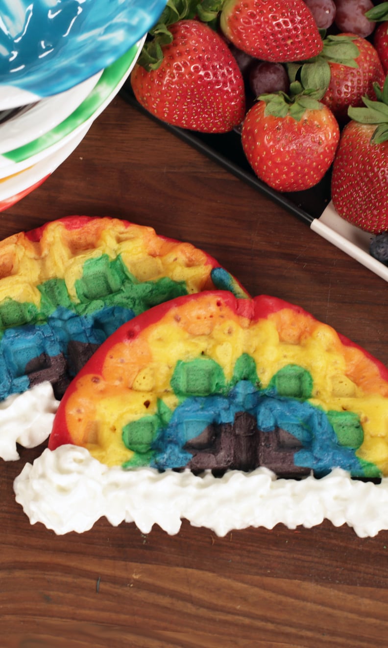 Rainbow Waffles