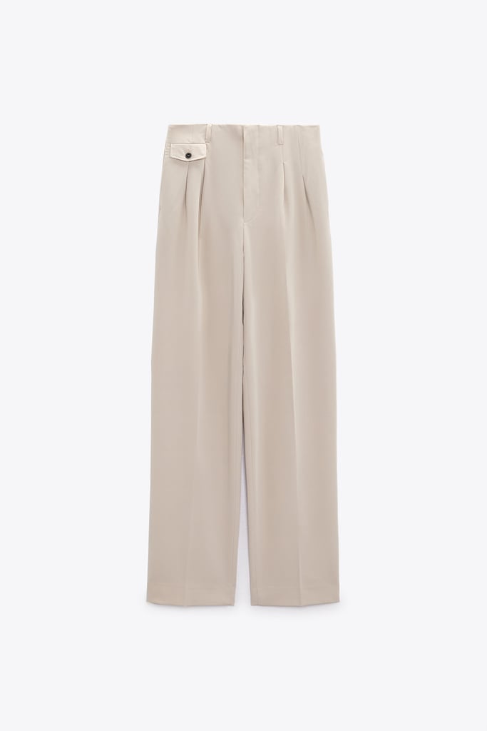 A Pleated Pant: Zara Pleated Menswear Style Pants